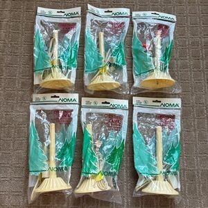 Vintage Noma Christmas Single Plastic Drip Candle Stick Light 9" Lot of 6 New